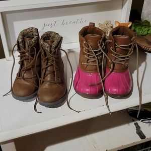 Barely worn children boots